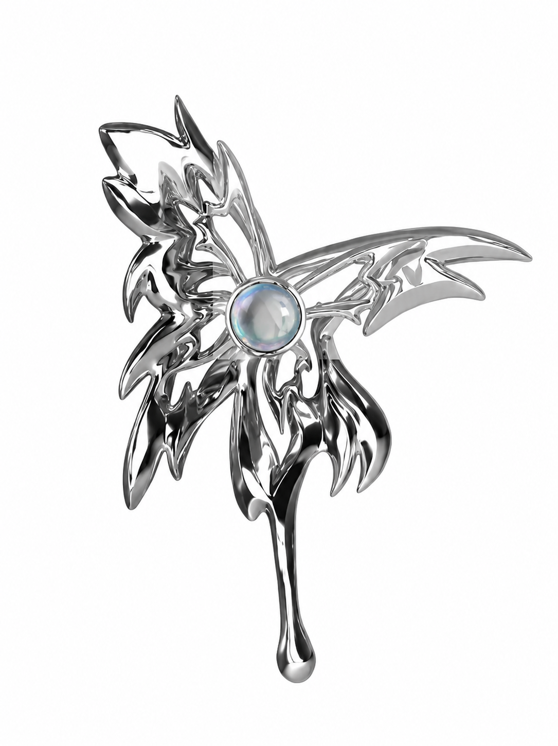 Liquid Aura Butterfly Earrings