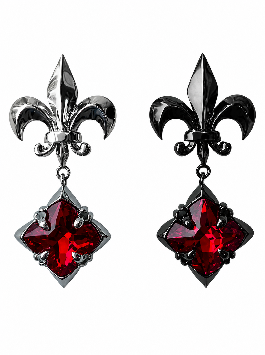 Blood Moon Stud Earrings