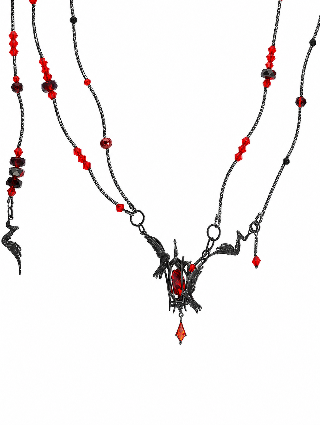 Crimson Aviary Necklace